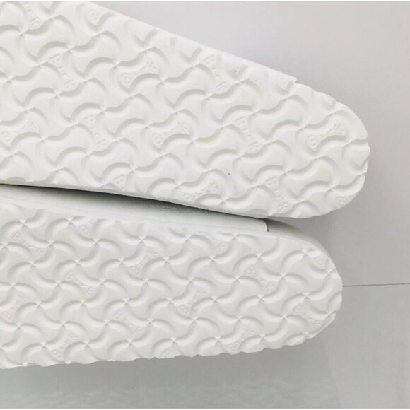 Birkenstock Arizona Exquisite- White Leather- Mens Sandals Slide EU 42 US 9- 9.5 - Picture 8 of 12